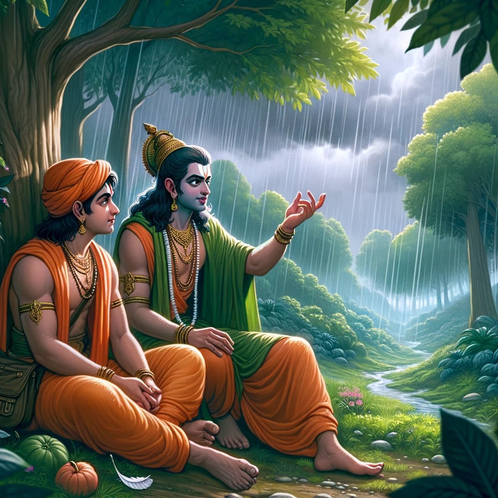 Rama Describes the Rainy Season